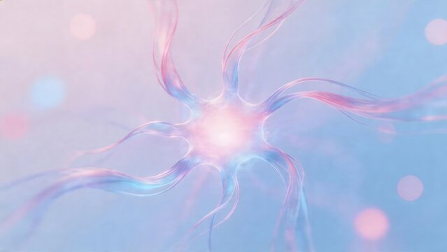 Abstract neuron cell structure