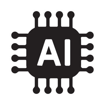 AI Processor Chip Icon