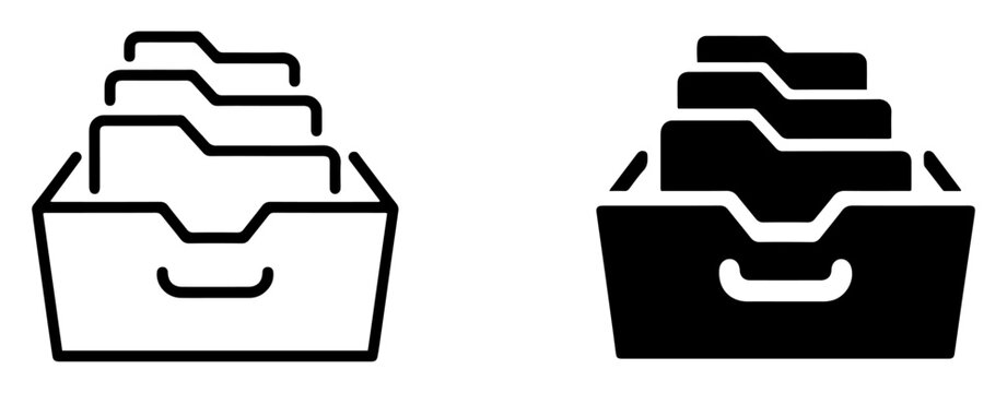 file storage icon for document management
