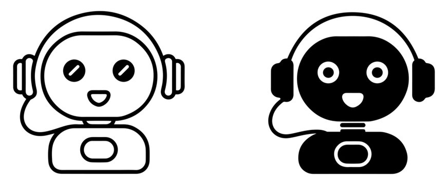 ai chatbot customer support icon
