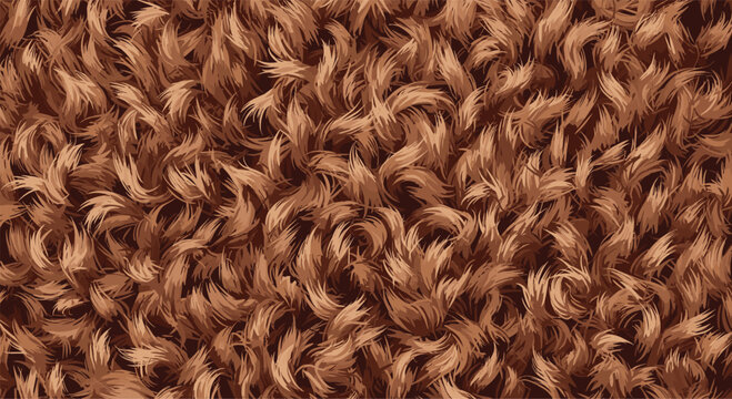 Brown fur texture background provides a soft and realistic animal hair pattern suitable for fashion, nature, or textile design themes.