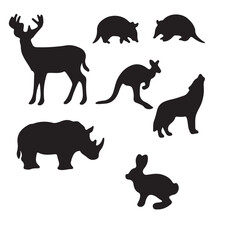 Obraz premium Animal vector set