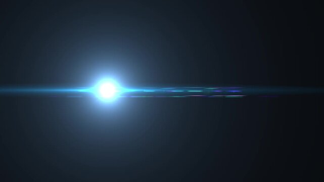 Optical lens flare light effect moving from left to right. flash lights perfect overlay transitions and light leak 4K video