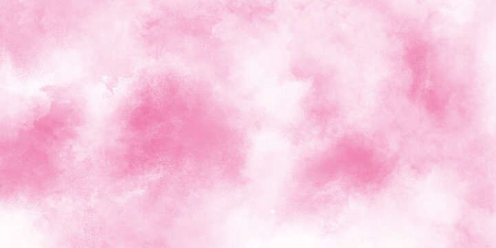  light pink abstract sky cloud background, Illustration texture for design barbie pink abstract background,  abstract brush painted sky fantasy pastel pink watercolor background,