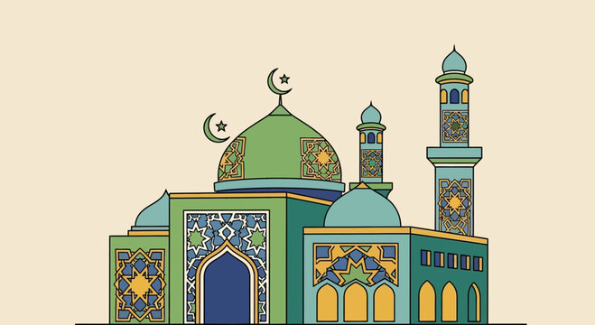 Islamic Mosque Architecture Design Elements.