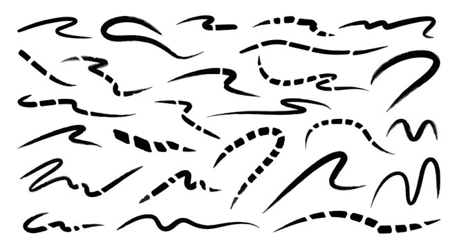 Black and white abstract line art design.