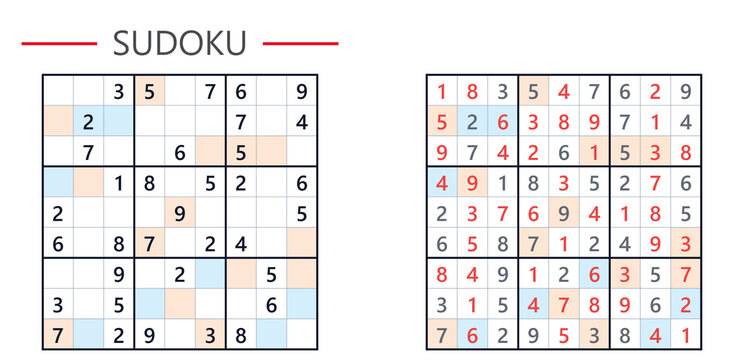 Sudoku with extended rules for even and odd cells