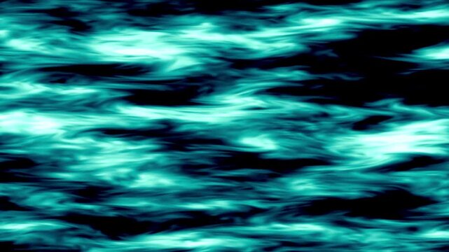 Abstract teal swirling cloud like texture background. Abstract teal texture for ambient fluid wave pattern. Abstract teal animation for modern backdrop layout.