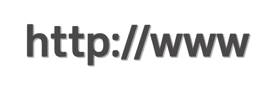 Httpwww isolated on transparent background