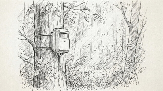 Smart Environment Sensor Device Mounted on Tree Forest Monitoring Sketch