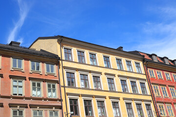 Fototapeta premium Old buildings facades