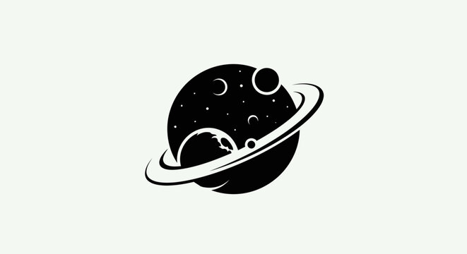Abstract space illustration graphic design