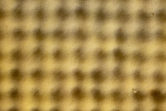 Close-up of mattress foam texture for backgrounds, upholstery, furniture repair, soundproofing