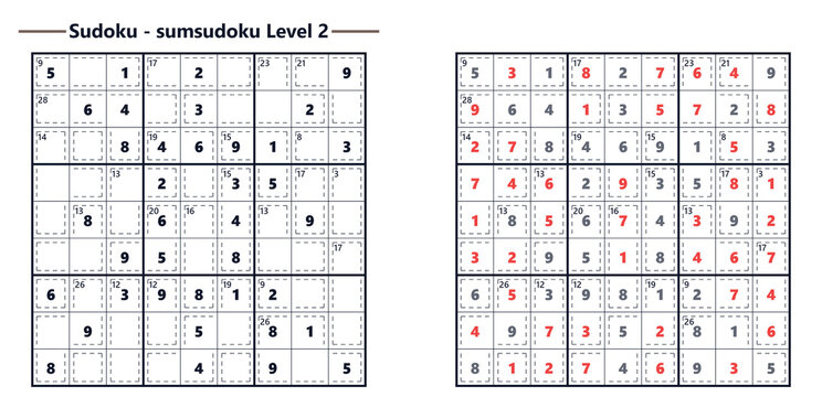 A Sudoku puzzle of medium difficulty
