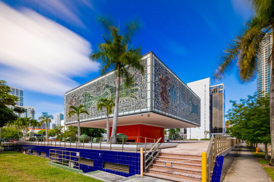 Miami, FL, USA - May 16, 2026: Miami Bacardi Building Young Arts