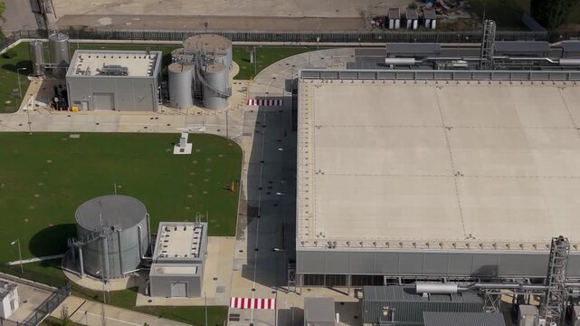 Digital infrastructure and AI server campus near Milan featuring hyperscale architecture, cloud technology and modern European data facilities.