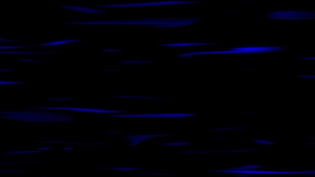 Abstract dark technology background with thin blue digital lines pulsing horizontally, ideal for sci-fi user interface design and moody stream backdrops animation. 4k