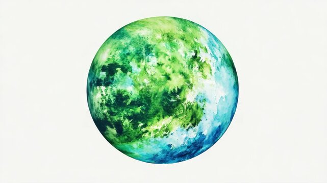 Colorful Earth Globe