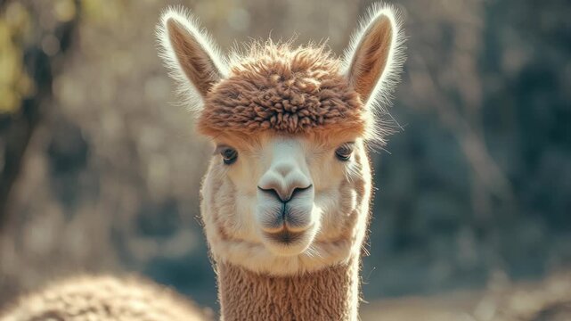Camelid in Wildlife, Peru