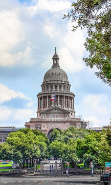Texas, USA, May 30th 2024, view of the Texas Capitol in Austin