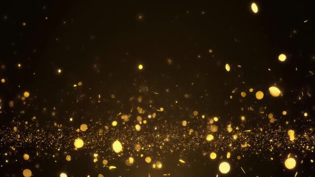 クリスマス アニメーション 雪片 シームレスループ動画背景 16:9 4K