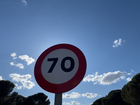 speed limit sign