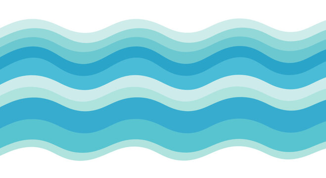 Abstract Blue Wave Pattern Background