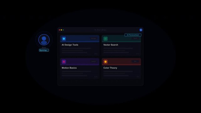 Interface design for galileo ai platform, perfect for tech companies, software development, ai technology, and graphic design industries. Ideal for presentations.