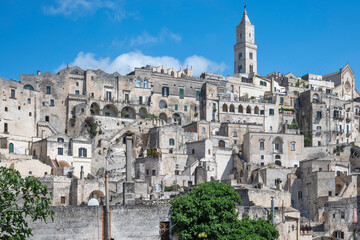 Obraz premium The Old town of Matera, Basilicata Region, Italy