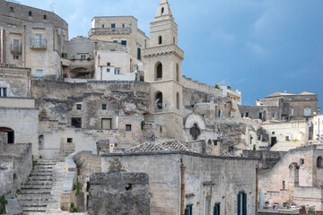 Obraz premium The Old town of Matera, Basilicata Region, Italy
