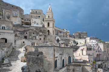 Obraz premium The Old town of Matera, Basilicata Region, Italy