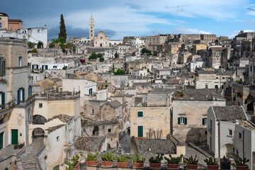Obraz premium The Old town of Matera, Basilicata Region, Italy