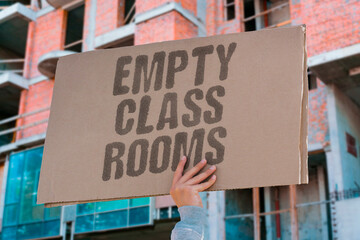 "Empty Class Rooms" Schools consolidated and closed as families left small communities for cities. HOLLOWED. SCHOOLS. CONSOLIDATED. RURAL. EMPTY. © AndriiKoval