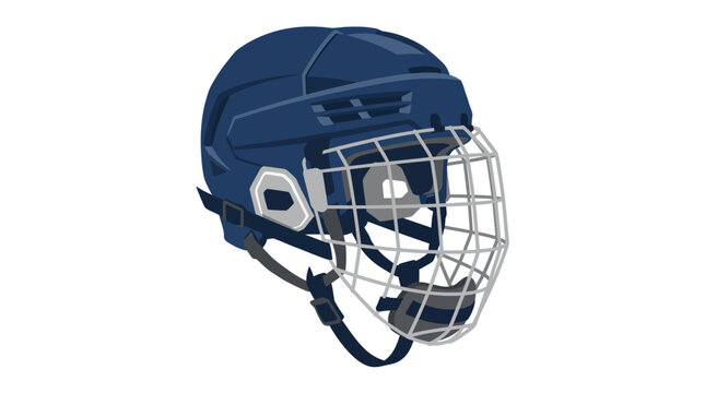 Cricket helmet protective gear for players.