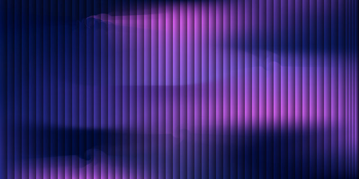 Abstract digital glitch effect with purple lines