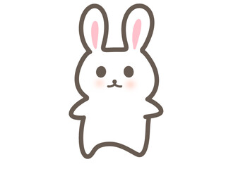 Fototapeta premium うさぎ キャラクター