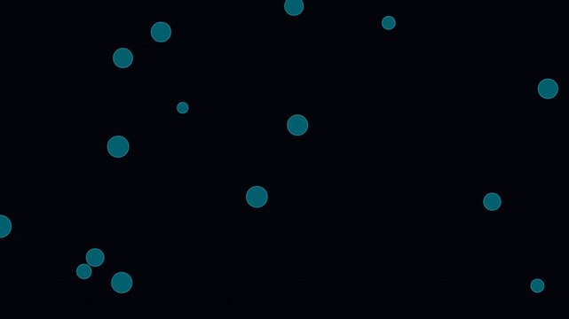 abstract blue background with bubbles