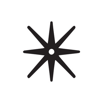 3d silver compass vector illustration