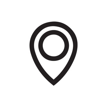 vector map pointer icon