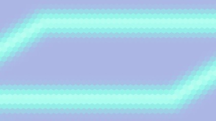 Obraz premium background design with grey blue, and light blue hexagon pattern surface. gradient 2 neon lines that bend horizontally on the top and bottom sides of the background