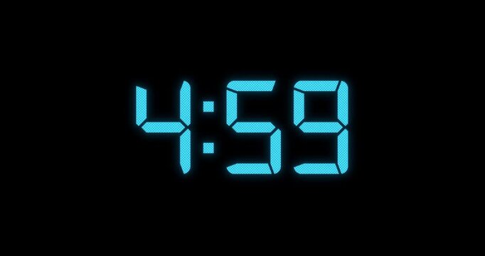5am Alarm Blue Digital