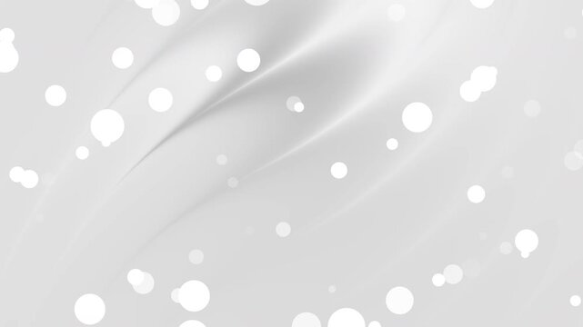 Abstract white and grey gradient background particles on soft grey background. Suitable for backgrounds, digital art, concepts, mindfulness, and design projects.