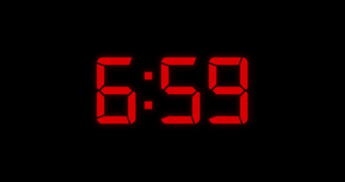 700am Alarm Red Digital