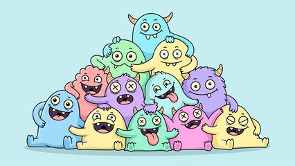 Fototapeta premium Monsters