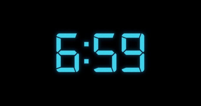 7am Alarm Blue Digital