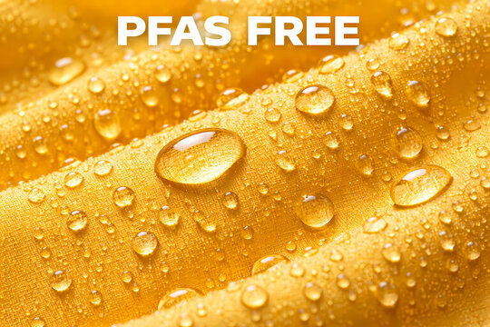 pfas free yellow fabric sample