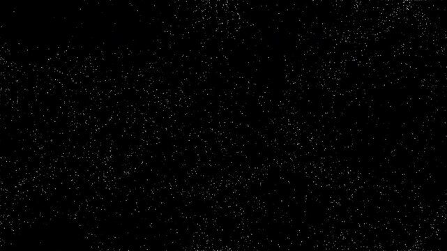 Floating Dots Forming Abstract Particle Trails