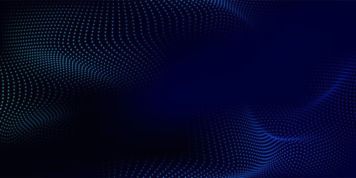 Futuristic point wave. Abstract background with a dynamic wave.Connecting background. Abstract wave.