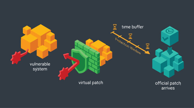 Cybersecurity Strategy Demonstrating Virtual Patching for System Protection Until an Official Software Update Arrives