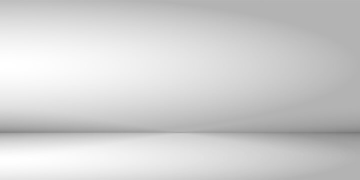 Realistic 3D vector product display background featuring a minimal white shelf, natural light glare, and smooth gradient room interior for premium packaging and photoshoot mockup concepts.
